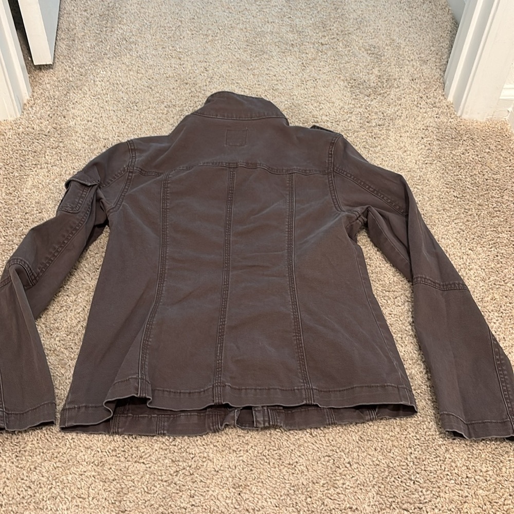 Kensie Women's Utility Jacket Duo - Olive Green & Mauve - Picture 5 of 10